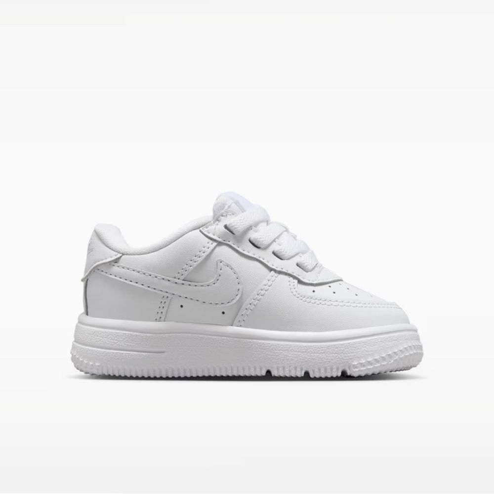 Nike Kids White Leather Sneakers